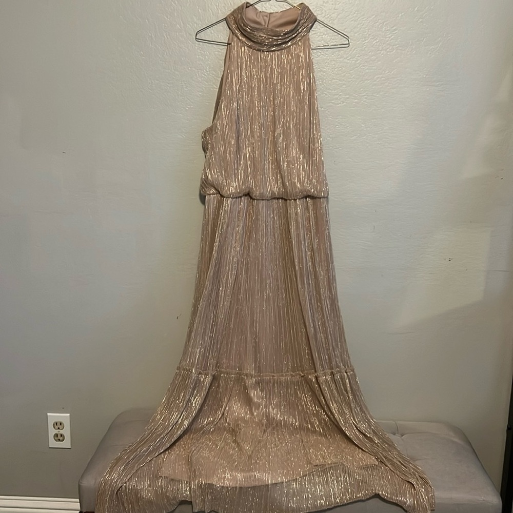 High Neck  Maxi Dress